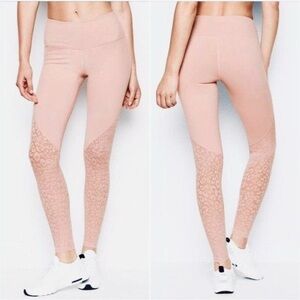 Victoria’s Secret Cheetah Print Mesh Women's Pink Leggings XS